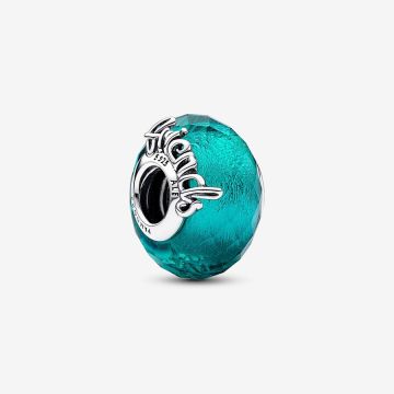 Charm Amitié Verre de Murano Facetté