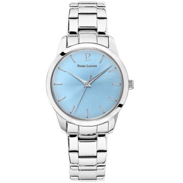 Montre Femme ROXANE Cadran Bleu Bracelet Acier Argenté