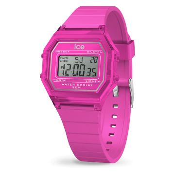 Montre Ice Watch digit retro Femme Neon pink