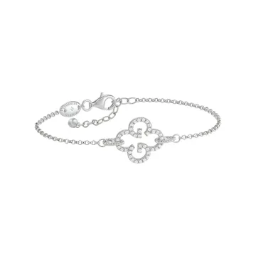 Bracelet Charles Garnier en argent, oxyde de zirconium