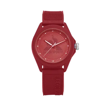 Montre Le Coq Sportif Monochrome Miyota Quartz Movement 36 Mm Rouge