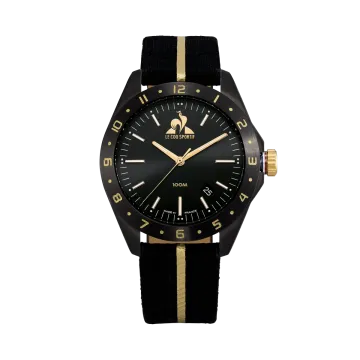 Montre Le Coq Sportif Coq D’Or Miyota Quartz Movement 40,5 Mm Noir