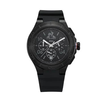 Montre Le Coq Sportif Intégrée Miyota Quartz Movement 41,5 Mm Acier Noir Pvd