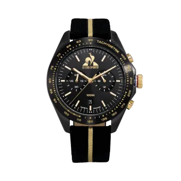 Montre Le Coq Sportif Coq D’Or Miyota Quartz Movement 42,5 Mm Noir 