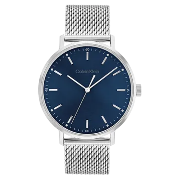 Montre Homme Calvin Klein Timeless Modern Acier Maille Milanaise