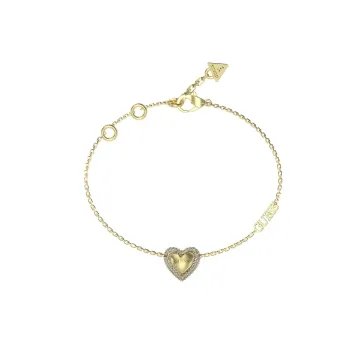 Bracelet Acier Doré Logo 4G Et Zircons Cubiques Tiny Dancer Femme Guess Bijoux