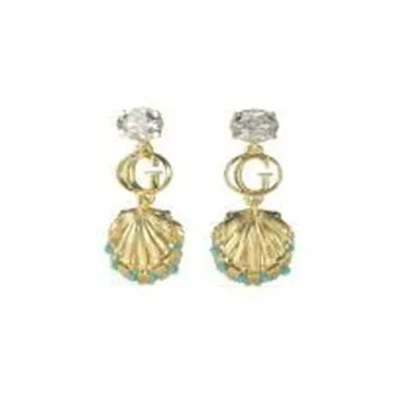 Boucles D'Oreilles Papillon Acier Doré Lily Femme Guess Bijoux