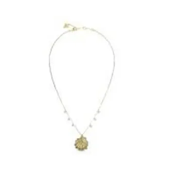 Collier Acier Doré Et Pendentif Papillon Lily Femme Guess Bijoux
