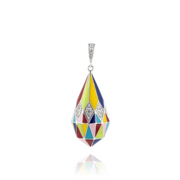 Pendentif Argent 925 + Oxydes