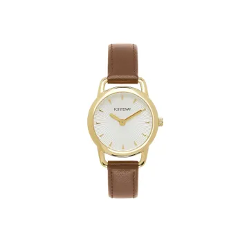 Montre Fontenay Rosanna Doré Marron