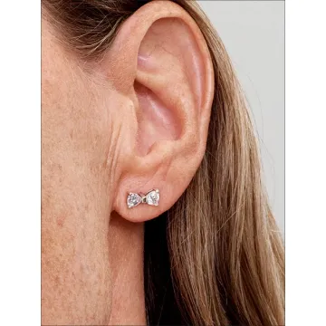 Petits Clous d'Oreilles Nœud Scintillant