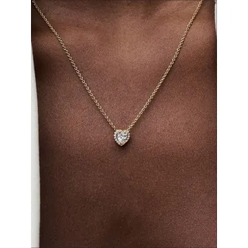 Collier Cœur Scintillant