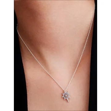 Collier à Pendentif Étoile Polaire