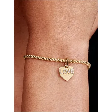 Charm Pendant Cœur d'Amour Gravable