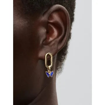 Mini Dangle Papillon Bleu