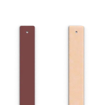 Les Georgettes Manchette Cuir Raisin / Rose Irisé 14 Mm