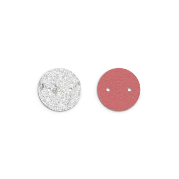 Les Georgettes Motif Medium Cuir Émir / Rose Poudré D25 Mm