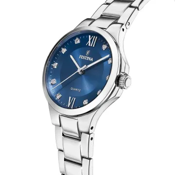 Montre  Festina F20582/3 Bleu, Bracelet Acier Inoxydable, Femme