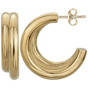 Phebus Femme - Boucles D'Oreilles Acier Ipg