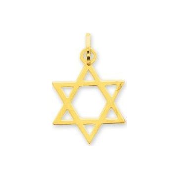 Pendentif Croix Or 375 millièmes Jaune