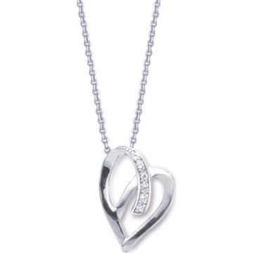 Collier diamants 0.02 ct GH P1P2