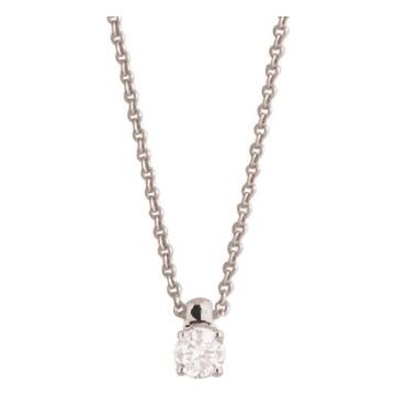 Collier Pendentif Zirconium Or 375 millièmes