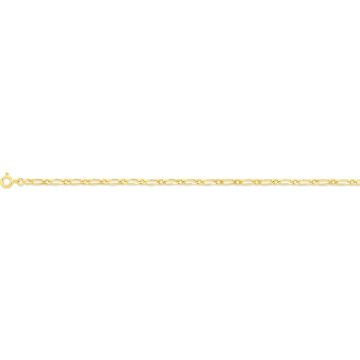 Maille Alternée 1+1 Or Jaune 375 millièmes