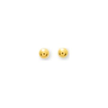 Boucles D'oreilles Or 375 millièmes Jaune 4 Mm