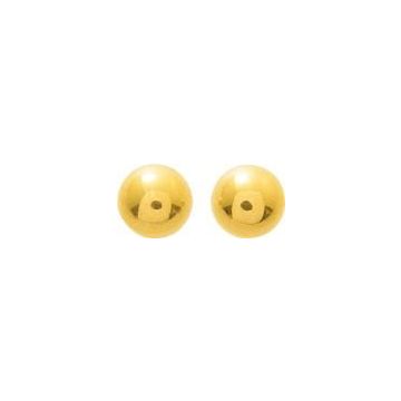 Boucles D'oreilles Or 375 millièmes Jaune 6 Mm