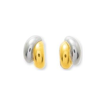 Boucles D'oreilles Or 375 millièmes Bicolore