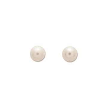 Boucles D'oreilles Or 375 millièmes Jaune Perle 4mm