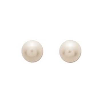 Boucles D'oreilles Or 375 millièmes Jaune Perle 6mm