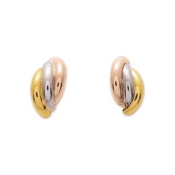 Boucles D'oreille Trois Ors 375 millièmes