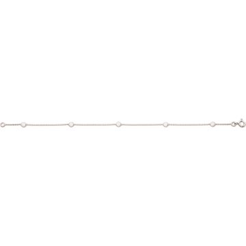 Bracelet Zirconium Or 375 millièmes Blanc