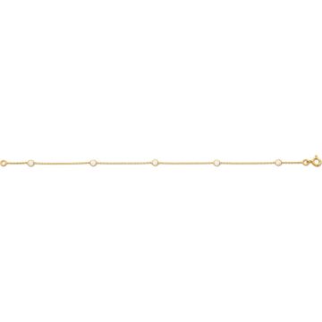 Bracelet Or 375 millièmes Jaune Zirconium
