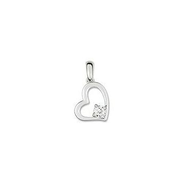 Pendentif Oxyde Or Blanc
