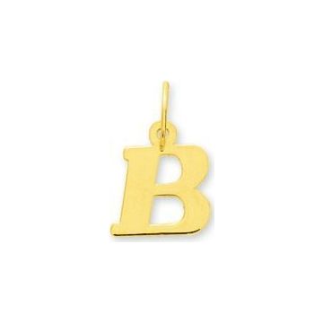Pendentif lettre B or jaune