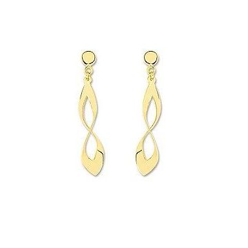 Boucles D'oreille Pendantes Or 375