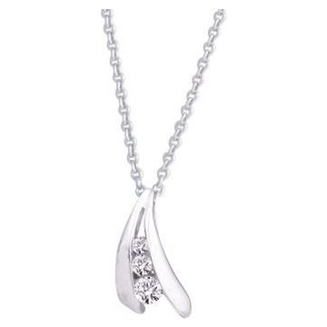 Collier diamants 0.08ct GH P1P2