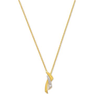 Collier pendentif diamant 0.01ct