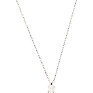 Collier Zirconium Or 375 millièmes Blanc