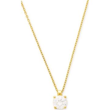 Collier Zirconium Or 375 millièmes Jaune