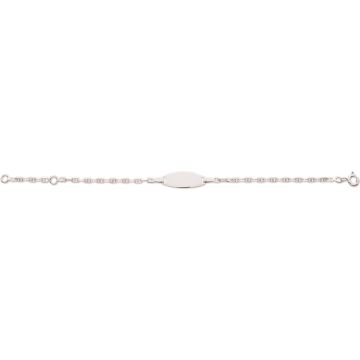 Gourmette Bébé Or 375 millièmes Blanc