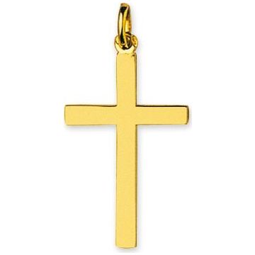 Pendentif Croix Or 375 millièmes Jaune