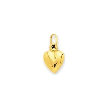 Pendentif Coeur Or 375 millièmes Jaune