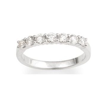 Bague Zirconium Or 375 millièmes Blanc