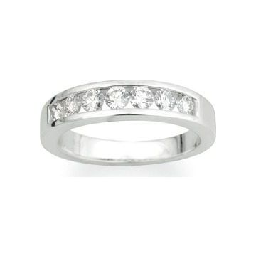 Bague Zirconium Or 375 millièmes Blanc
