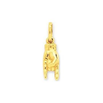 Pendentif or375 jaune