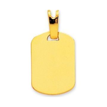 Plaque or375 jaune