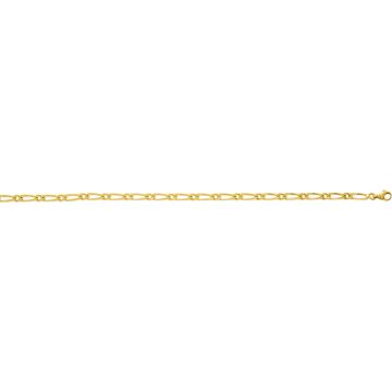 Maille Alternée 1+1 Or Jaune 375 millièmes